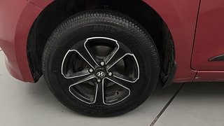 Used 2016 Hyundai Elite i20 [2014-2018] Sportz 1.2 Petrol Manual tyres LEFT FRONT TYRE RIM VIEW