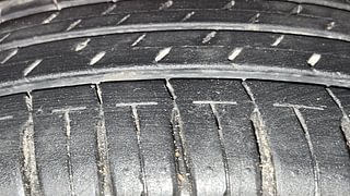 Used 2021 maruti-suzuki Dzire ZXI Petrol Manual tyres LEFT FRONT TYRE TREAD VIEW