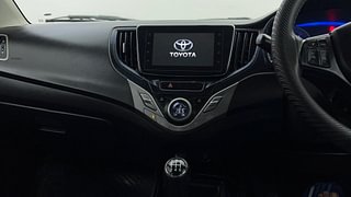 Used 2021 Toyota Glanza [2019-2022] G Petrol Manual interior MUSIC SYSTEM & AC CONTROL VIEW