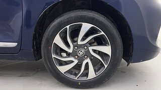 Used 2021 Toyota Glanza [2019-2022] G Petrol Manual tyres RIGHT FRONT TYRE RIM VIEW