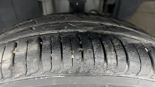 Used 2021 Renault Triber RXZ Petrol Manual tyres LEFT FRONT TYRE TREAD VIEW