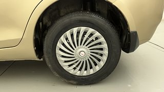Used 2014 Maruti Suzuki Swift Dzire VXI Petrol Manual tyres LEFT REAR TYRE RIM VIEW