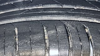 Used 2022 Skoda Slavia Style 1.5L TSI MT Petrol Manual tyres LEFT REAR TYRE TREAD VIEW
