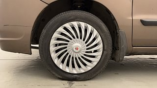 Used 2012 Maruti Suzuki Estilo [2009-2014] VXi Petrol Manual tyres LEFT FRONT TYRE RIM VIEW