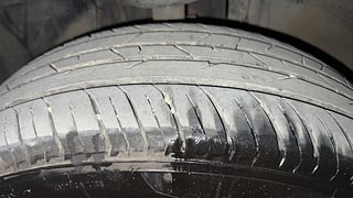 Used 2021 Renault Kiger RXZ Turbo CVT Dual Tone Petrol Automatic tyres LEFT FRONT TYRE TREAD VIEW