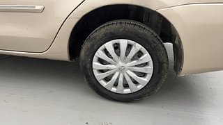 Used 2012 Toyota Etios [2010-2017] G Petrol Manual tyres LEFT REAR TYRE RIM VIEW