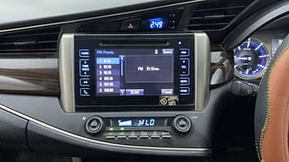 Used 2016 Toyota Innova Crysta [2016-2020] 2.8 ZX AT 7 STR Diesel Automatic interior MUSIC SYSTEM & AC CONTROL VIEW