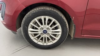 Used 2020 Ford Figo Aspire [2019-2021] Titanium 1.2 Ti-VCT Petrol Manual tyres LEFT FRONT TYRE RIM VIEW