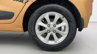Used 2014 Hyundai Grand i10 Asta 1.2 Kappa VTVT Petrol Manual tyres LEFT REAR TYRE RIM VIEW