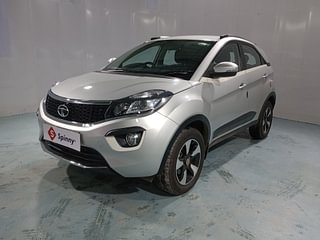 Used 2019 Tata Nexon [2017-2020] XZA Plus AMT Petrol Petrol Automatic exterior LEFT FRONT CORNER VIEW