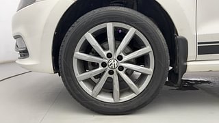 Used 2018 volkswagen Polo Highline Plus 1.0 MPI Petrol Manual tyres LEFT FRONT TYRE RIM VIEW