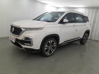 Used 2021 mg-motors Hector 1.5 Sharp petrol turbo DCT Petrol Automatic exterior LEFT FRONT CORNER VIEW