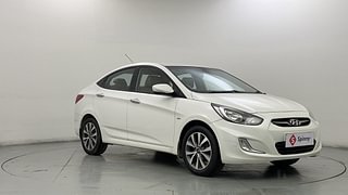 Used 2014 Hyundai Verna [2011-2015] Fluidic 1.6 VTVT SX Petrol Manual exterior RIGHT FRONT CORNER VIEW