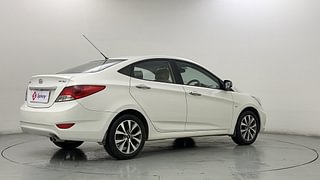 Used 2014 Hyundai Verna [2011-2015] Fluidic 1.6 VTVT SX Petrol Manual exterior RIGHT REAR CORNER VIEW