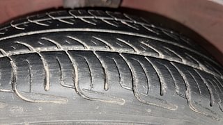 Used 2011 Maruti Suzuki A-Star [2008-2012] Lxi Petrol Manual tyres LEFT FRONT TYRE TREAD VIEW
