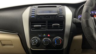 Used 2019 Toyota Yaris [2018-2021] J Petrol Manual interior MUSIC SYSTEM & AC CONTROL VIEW