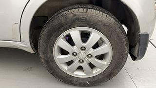 Used 2013 Maruti Suzuki Ritz [2012-2017] Zxi Petrol Manual tyres LEFT REAR TYRE RIM VIEW