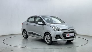 Used 2016 Hyundai Xcent [2014-2017] S Petrol+CNG (Outside Fitted) Petrol+cng Manual exterior RIGHT FRONT CORNER VIEW