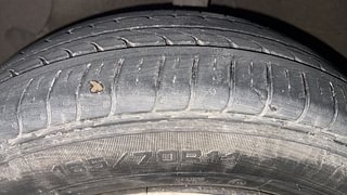 Used 2016 Hyundai Xcent [2014-2017] S Petrol+CNG (Outside Fitted) Petrol+cng Manual tyres LEFT FRONT TYRE TREAD VIEW