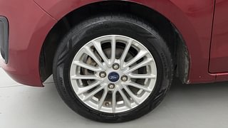 Used 2021 Ford Figo Aspire [2019-2021] Titanium 1.2 Ti-VCT Petrol Manual tyres LEFT FRONT TYRE RIM VIEW