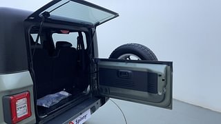 Used 2021 mahindra Thar LX 4 STR Hard Top Petrol AT 4WD Petrol Automatic interior DICKY DOOR OPEN VIEW