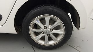 Used 2014 Hyundai Grand i10 [2013-2017] Asta AT 1.2 Kappa VTVT Petrol Automatic tyres LEFT REAR TYRE RIM VIEW