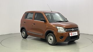 Used 2021 Maruti Suzuki Wagon R 1.0 [2019-2022] LXI CNG Petrol+cng Manual exterior RIGHT FRONT CORNER VIEW