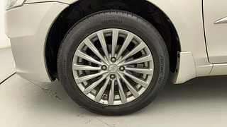 Used 2016 Maruti Suzuki Ciaz ZXI+ AT Petrol Automatic tyres LEFT FRONT TYRE RIM VIEW