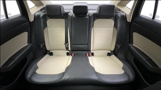 Used 2022 Skoda Slavia Style 1.5L TSI AT Petrol Automatic interior REAR SEAT CONDITION VIEW