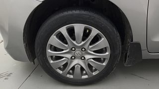 Used 2018 Maruti Suzuki Baleno [2015-2019] Alpha Petrol Petrol Manual tyres LEFT FRONT TYRE RIM VIEW