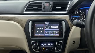 Used 2021 Maruti Suzuki Ciaz Alpha AT Petrol Petrol Automatic interior MUSIC SYSTEM & AC CONTROL VIEW