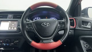 Used 2019 Hyundai Elite i20 [2018-2020] Sportz Plus 1.2 Dual Tone Petrol Manual interior STEERING VIEW