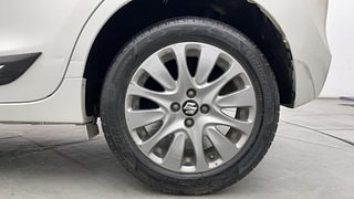Used 2016 Maruti Suzuki Baleno [2015-2019] Zeta AT Petrol Petrol Automatic tyres LEFT REAR TYRE RIM VIEW