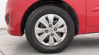 Used 2011 Hyundai i10 [2010-2016] Sportz 1.2 Petrol Petrol Manual tyres LEFT FRONT TYRE RIM VIEW