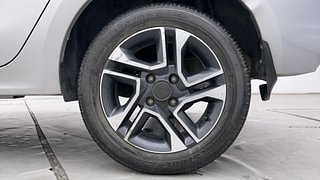 Used 2021 Tata Tigor Revotron XZA plus AMT Petrol Automatic tyres LEFT REAR TYRE RIM VIEW