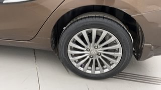 Used 2017 maruti-suzuki Ciaz Alpha 1.3 Diesel Diesel Manual tyres LEFT REAR TYRE RIM VIEW