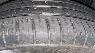 Used 2021 Renault Triber RXE Petrol Manual tyres RIGHT REAR TYRE TREAD VIEW