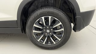 Used 2022 Maruti Suzuki Vitara Brezza [2020-2022] ZXI Plus AT Petrol Automatic tyres LEFT REAR TYRE RIM VIEW