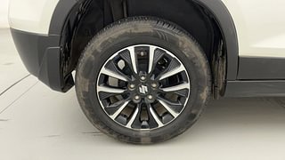 Used 2022 Maruti Suzuki Vitara Brezza [2020-2022] ZXI Plus AT Petrol Automatic tyres RIGHT REAR TYRE RIM VIEW