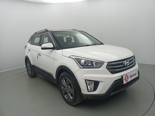 Used 2018 Hyundai Creta SX+ SE Petrol Manual exterior RIGHT FRONT CORNER VIEW