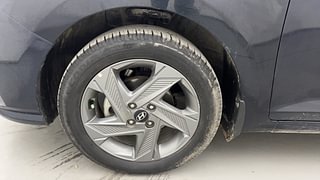 Used 2021 Hyundai Verna SX IVT Petrol Petrol Automatic tyres LEFT FRONT TYRE RIM VIEW