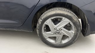 Used 2021 Hyundai Verna SX IVT Petrol Petrol Automatic tyres LEFT REAR TYRE RIM VIEW