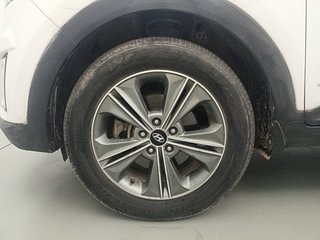 Used 2018 Hyundai Creta SX+ SE Petrol Manual tyres LEFT FRONT TYRE RIM VIEW