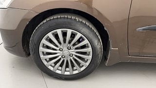 Used 2017 maruti-suzuki Ciaz Alpha 1.3 Diesel Diesel Manual tyres LEFT FRONT TYRE RIM VIEW