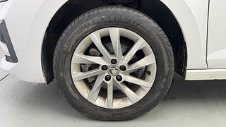 Used 2022 Skoda Slavia Ambition 1.0L TSI AT Petrol Automatic tyres LEFT FRONT TYRE RIM VIEW