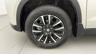 Used 2022 Maruti Suzuki Vitara Brezza [2020-2022] ZXI Plus AT Petrol Automatic tyres LEFT FRONT TYRE RIM VIEW