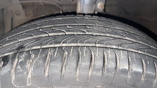 Used 2017 Maruti Suzuki Swift Dzire ZXI Petrol Manual tyres LEFT FRONT TYRE TREAD VIEW