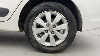 Used 2017 Hyundai Xcent [2014-2017] SX Petrol Petrol Manual tyres LEFT REAR TYRE RIM VIEW