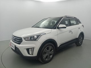 Used 2018 Hyundai Creta SX+ SE Petrol Manual exterior LEFT FRONT CORNER VIEW