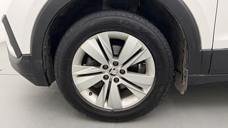 Used 2021 Skoda Kushaq Ambition 1.0L TSI MT Petrol Manual tyres LEFT FRONT TYRE RIM VIEW